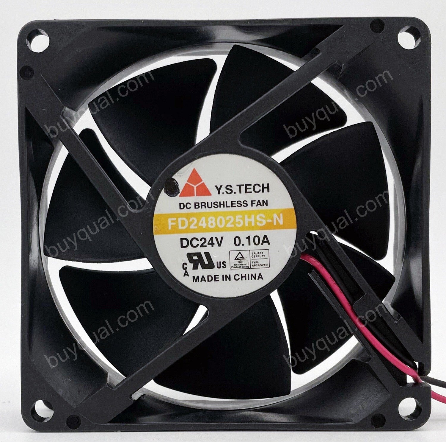 Y.S.TECH FD248025HS-N 24V 0.1A  2wires Cooling Fan Y.S.TECH FD248025HS-N 24V 0.1A  2wires Cooling Fan